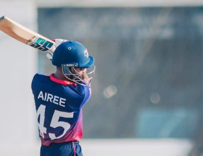 अमेरिकालाई जितकाे लागि नेपालले दियाे २७२ रनको लक्ष्य