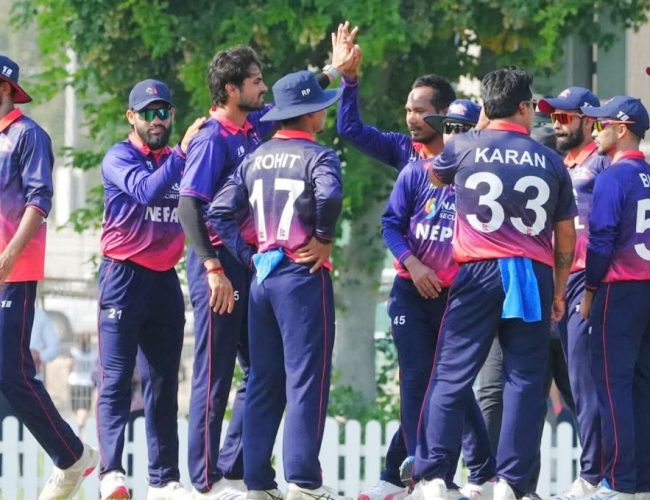 नेपाली क्रिकेट अनुभव बटुलेका टोलीहरूसँगै एउटै समूहमा
